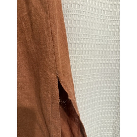 Town Clothes dress portobello clay Orange Size S‎ Linen rudy Jude  Loganlook - Picture 8 of 11